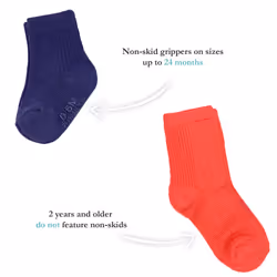 Fruit of the Loom Baby 14-Pack Grow & Fit Flex Zones Cotton Stretch Socks - Unisex  Girls  Boys (12-24 Months  Blue)