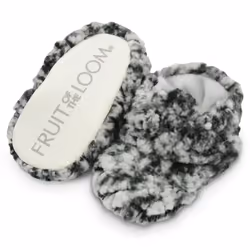 Fruit of the Loom Cozy Thermal Wrap Booties with Non-Skids for Baby Gi