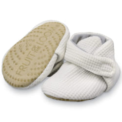Fruit of the Loom Cozy Thermal Wrap Booties with Non-Skids for Baby Gi
