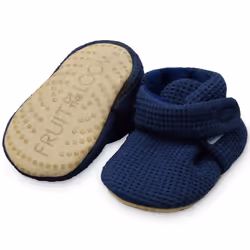 Fruit of the Loom Cozy Thermal Wrap Booties with Non-Skids for Baby Gi