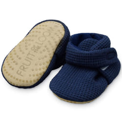 Fruit of the Loom Cozy Thermal Wrap Booties with Non-Skids for Baby Gi