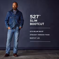 Levi's Men's 527 Slim Bootcut Fit Jeans  Bedside Blues  36W x 34L