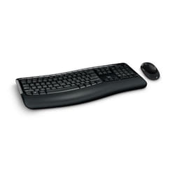 Microsoft 5050 keyboard Mouse included Universal RF Wireless + USB QWERTY UK English Black