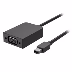 Microsoft Mini DisplayPort/VGA, Mini DisplayPort, VGA (D-Sub), Male, Female, Black, 233 x 35.6 x 14.8 mm