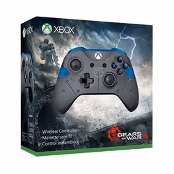 Microsoft Xbox Wireless Controller Gears of War 4 JD Fenix Limited Edition, Gamepad, Xbox, D-pad, Wireless, Blue, Grey, 1 pc( ...