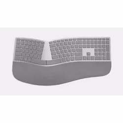 Microsoft Surface Ergonomic Keyboard, Wireless, Bluetooth, Grey