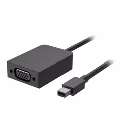 Microsoft Mini DisplayPort/VGA, Mini DisplayPort, VGA (D-Sub), Male, Female, Black, 1 pc(s)