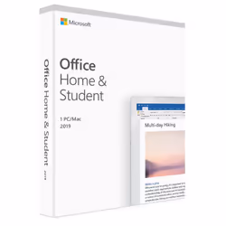 Microsoft Office 2019 Home & Student, Office suite, Full, 1 license(s), Box, German