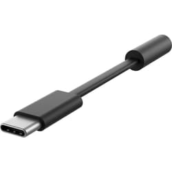 Microsoft LKZ-00004 mobile phone cable Black USB C 3.5mm