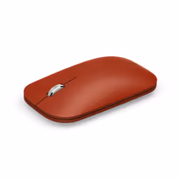 Microsoft Surface Mobile Mouse, Ambidextrous, BlueTrack, Bluetooth, Red
