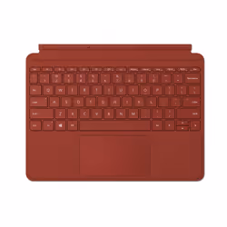 Microsoft Surface Go Type Cover, Trackpad, Microsoft, Surface Go 2 Surface Go, Poppy Red, Alcantara, Docking