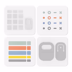 Microsoft Surface Adaptive Kit, Multicolour, 111.1 mm, 111.1 mm, 16 mm, 48.2 g, 33 pc(s)