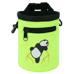 AMc Rock climbing Panda Design chalk Bag with Adjustable Belt  Fluorescent