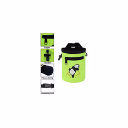 AMc Rock climbing Panda Design chalk Bag with Adjustable Belt  Fluorescent