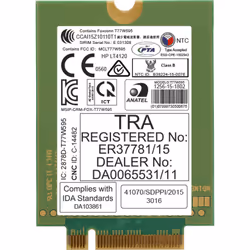 HP lt4120 LTE/EV-DO/HSPA+ WWAN, 30 mm, 42 mm, 2.3 mm, 6.2 g