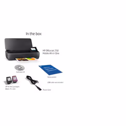 HP OfficeJet Mobile 250 Wireless All-in-One Color Printer, Copier, Scanner - Additional view 8