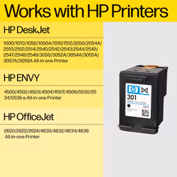 HP 301 2-pack Black/Tri-color Original Ink Cartridges - Additional view 6