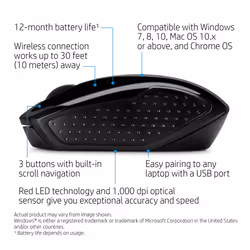 HP Wireless Mouse 200 - Additional view 8