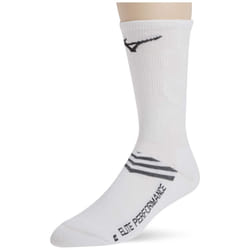 Mizuno Volleyball Runbird Crew Socks  White  Medium