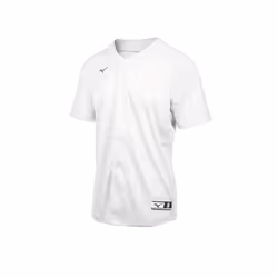 Mizuno Aerolite Full Button Baseball Jersey White XX-Large