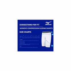 Mizuno Women's Compression Sliding Short  Grey  Small