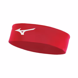 Mizuno Player Headband Red One Size Fits Most