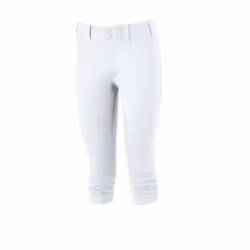 Mizuno Youth girls Prospect Softball Pant White Medium