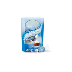 Lindt Lindor Milk & White Chocolate Box 200G - Pack Of 1