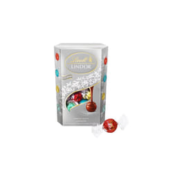 Lindt Lindor Milk And White Chocolate 337G - Pack Of 4