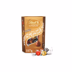 Lindt Lindor Assorted Chocolate Carton 337G - Pack Of 2