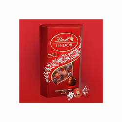 Lindt Lindor Milk Chocolate Truffles Carton 337G - Pack Of 1