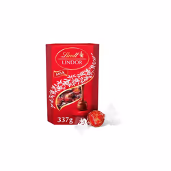 Lindt Lindor Milk Chocolate Truffles Carton 337G - Pack Of 4