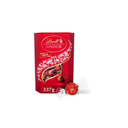 Lindt Lindor Milk Chocolate Truffles Carton 337G - Pack Of 4