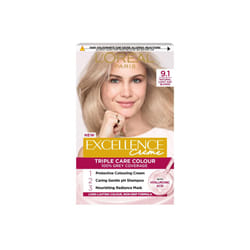 L'OrÃ©al Paris Excellence CrÃ¨me Permanent Hair Dye, Radiant At-Home Hair Colour with up to 100% Grey Coverage, Pro-Keratin, Up to 8 Weeks of Colour,