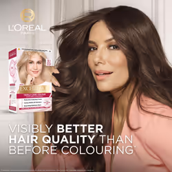 L'OrÃ©al Paris Excellence CrÃ¨me Permanent Hair Dye, Radiant At-Home Hair Colour with up to 100% Grey Coverage, Pro-Keratin, Up to 8 Weeks of Colour,