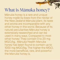MGO 250+ Manuka Honey 250 g, 100 Percent Pure New Zealand Manuka Honey with Methylglyoxal