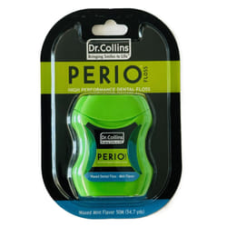 Dr. Collins Perio Floss  Mint Waxed  50 meter Package