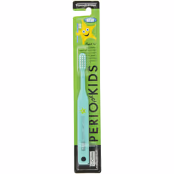 Dr. Collins Perio Toothbrush for Kids Green 6 Count (Pack of 1)