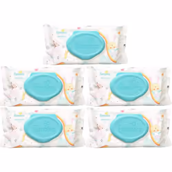 Pampers Wipes Sensitive - 56 Count (Pack of 5)