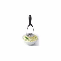 Prepara Stainless Steel Potato Masher - ,Black