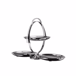 Alessi | AM37 Anna Gong, Folding Stand, 18/10 Steel, Polished,27 centimeters