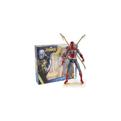Avengers Iron Man Captain America Ant-Man Hulk Spiderman Thanos Black Widow Panther Scarlet Witch Falcon Action Figure Toy (Spiderman)