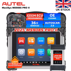 Autel MaxiSys MS908S PRO II Elite J2534 ECU Programming Full Systems Auto Diagnostic Tool OBD2 Scanner FCA Autoauth