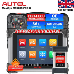 Autel MaxiSys MS908S PRO II Elite J2534 ECU Programming Full Systems Auto Diagnostic Tool OBD2 Scanner FCA Autoauth
