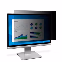 3M Privacy Filter for 19in Monitor, 16:10, PF190W1B, 48.3 cm (19"), 16:10, Monitor, Frameless display privacy filter, Glossy  ...
