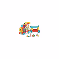 VTech Baby 4-in-1 Alphabet Train, Baby Walker with Lights, Sounds and Songs, Educational Toys Teaches Animals, Colours, Numbe ...