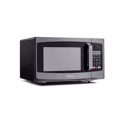 800w 23L Microwave Oven with Digital Display, Auto Defrost, One-touch Express Cook with 6 Pre-Programmed Auto Cook, and Easy Clean - Black