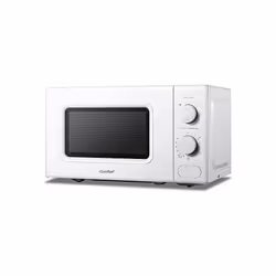 COMFEE' 700W 20L White Microwave Oven With 5 Cooking Power Levels, Quick Defrost Function, And Kitchen Manual Timer - Compact ...