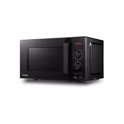 Toshiba 800w 20L Microwave Oven with 8 Auto Menus, 5 Power Levels, Mute Function, and LED Cavity Light - Black - MW2-AM20PF(BK)