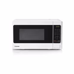 Toshiba 800w 20L Microwave Oven with 6 Preset Recipes, 11 Power Levels, Procedural Memory, Auto Defrost, and Digital Display ...